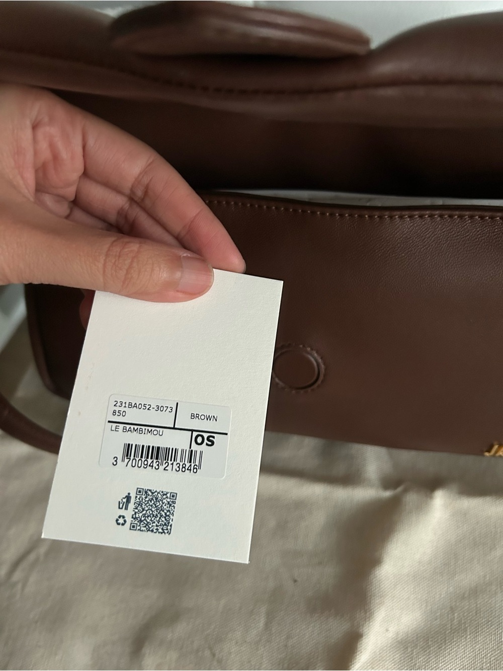 Jacquemus Le Bambinou Bag in Brown - Picture 8 of 8
